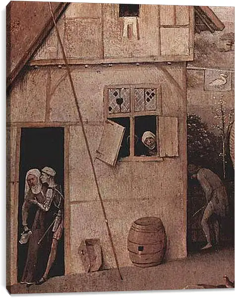 Постер на подрамнике - Der Landstreicher. Иероним Босх