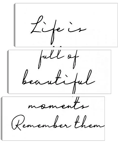 Модульная картина - Прекрасные моменты