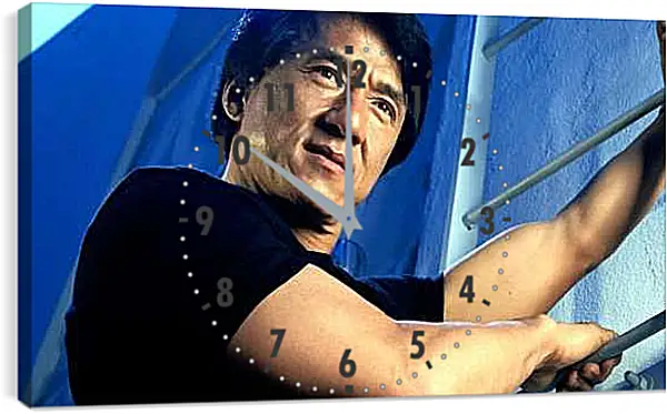 Часы картина - Джеки Чан. Jackie Chan