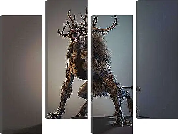 Модульная картина - The Witcher 3: Wild Hunt (Ведьмак), Зверь