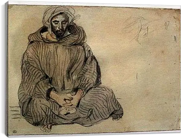 Постер на подрамнике - Sketchbook. Эжен Делакруа