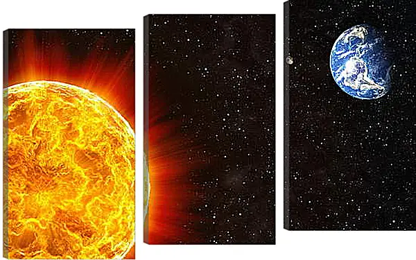 Модульная картина - Космос