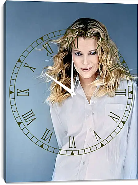 Часы картина - Ким Бейсингер. Kim Basinger