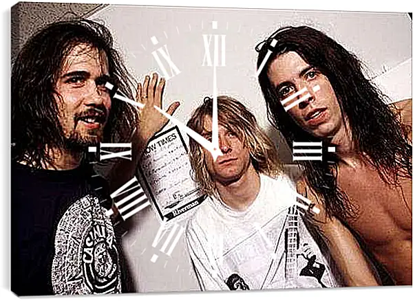 Часы картина - Нирвана (Nirvana)