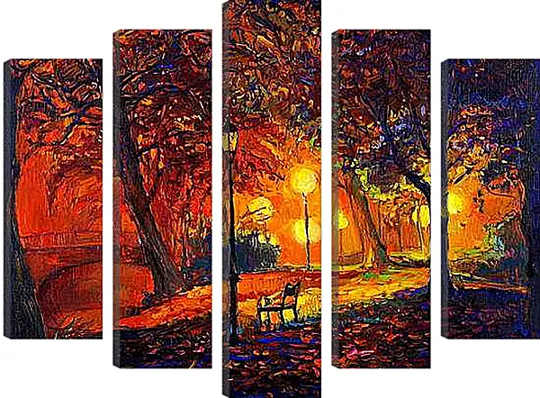 Модульная картина - Одинокая осень