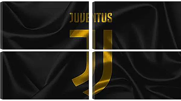 Модульная картина - Эмблема Ювентус. Juventus.