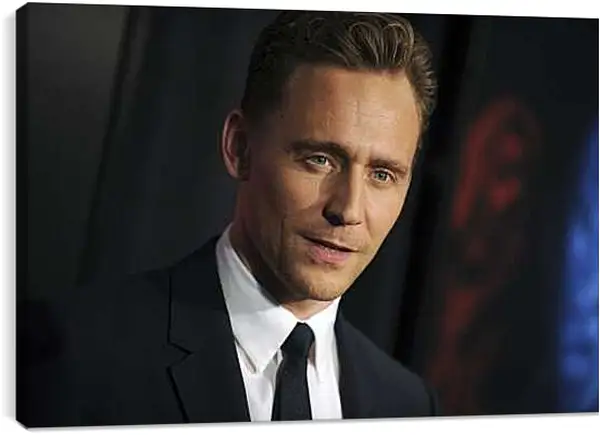 Постер на подрамнике - Том Хиддлстон. Thomas Hiddleston