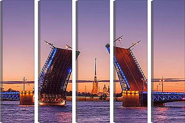 Модульная картина - Петропавловская крепость