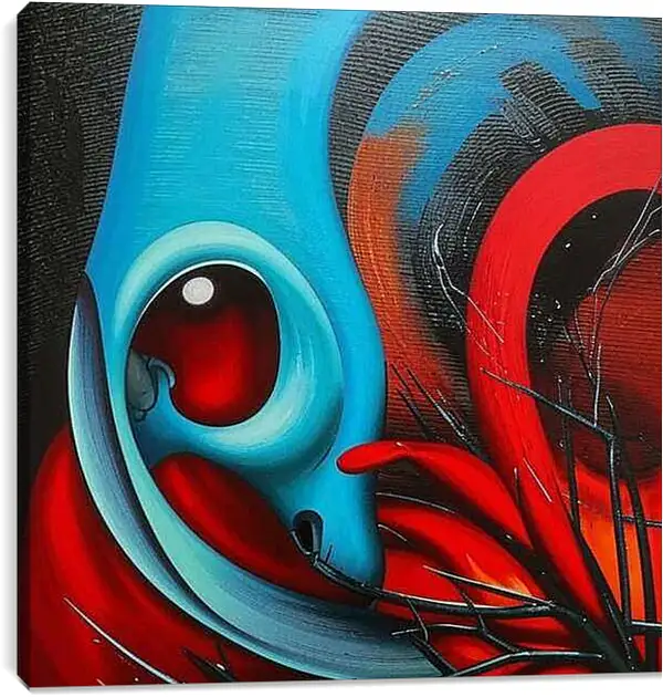 Постер на подрамнике - Абстракционизм Фантазия 4