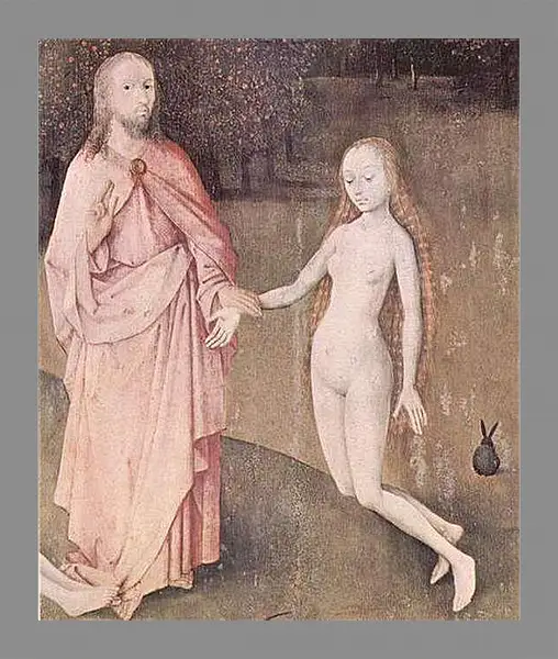 Картина в раме - Der Garten der Luste, linker Flugel - Die Schopfung. Иероним Босх