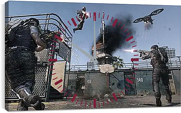 Часы картина - Call Of Duty: Advanced Warfare