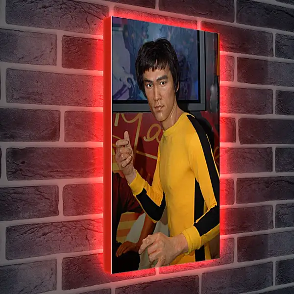 Лайтбокс световая панель - Брюс Ли (Bruce Lee)