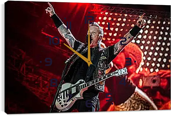 Часы картина - Металлика. Metallica