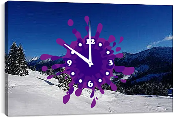 Часы картина - Природа