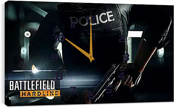 Часы картина - Battlefield: Hardline