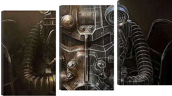 Модульная картина - Fallout