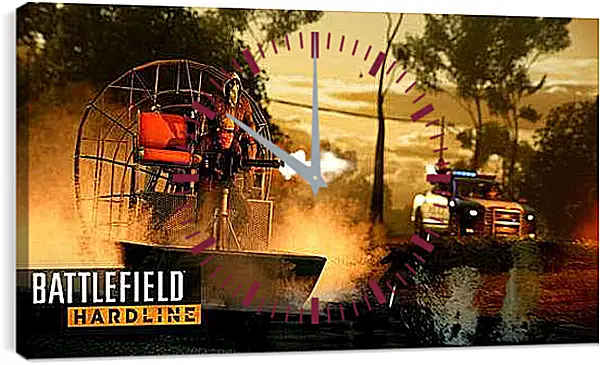 Часы картина - Battlefield: Hardline