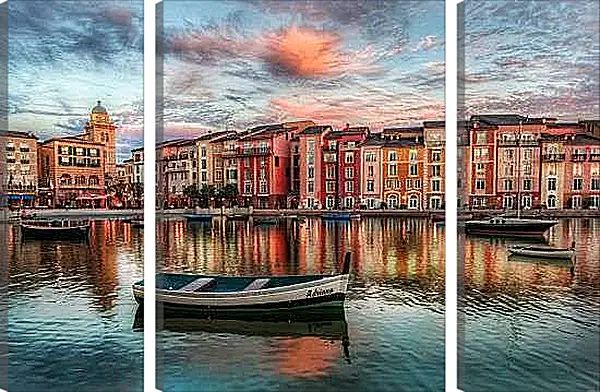 Модульная картина - Вечер Венеции