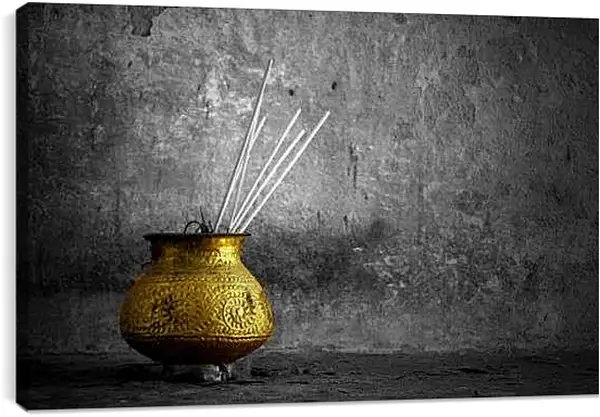 Постер на подрамнике - Горшочек