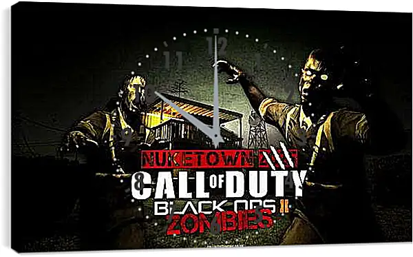 Часы картина - Call Of Duty: Black Ops II
