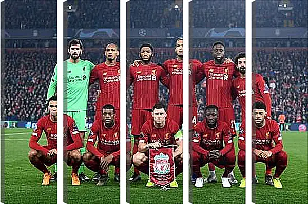 Модульная картина - Фото перед матчем ФК Ливерпуль. FC Liverpool