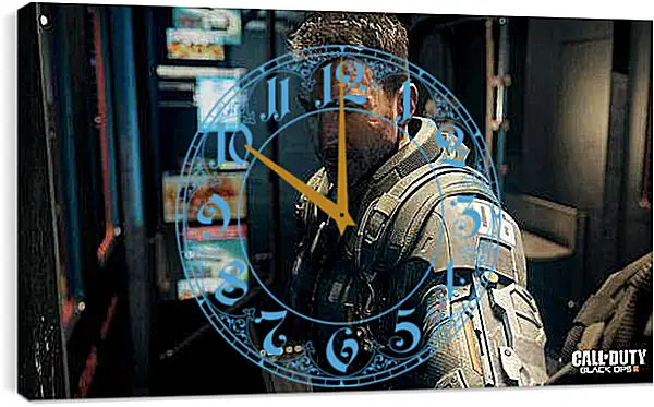 Часы картина - Call Of Duty: Black Ops III
