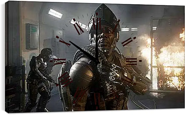 Часы картина - Call Of Duty: Advanced Warfare