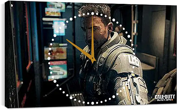 Часы картина - Call Of Duty: Black Ops III