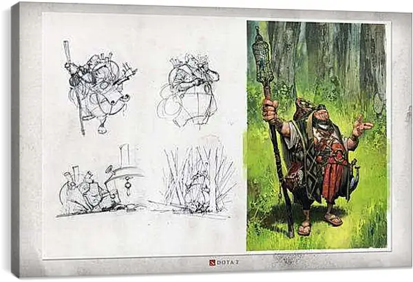 Постер на подрамнике - DotA