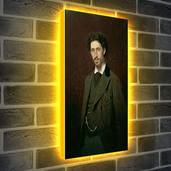 Лайтбокс световая панель - Илья Ефимович Репин. Иван Николаевич Крамской