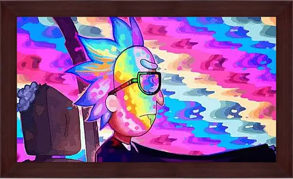 Картина в раме - Рик и Морти