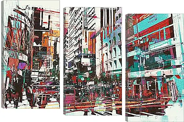 Модульная картина - ART город