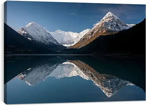 Постер на подрамнике - Гора Белуха 2. Республика Алтай