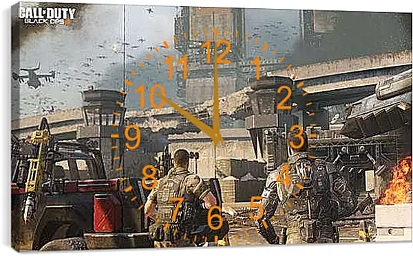 Часы картина - Call Of Duty: Black Ops III