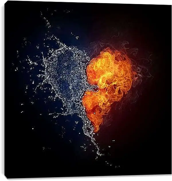 Постер на подрамнике - Сердце