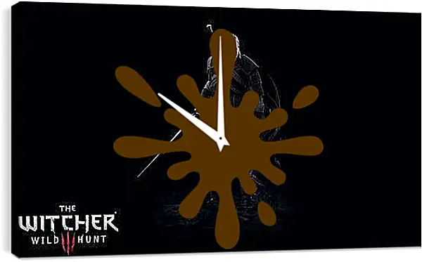 Часы картина - The Witcher 3: Wild Hunt (Ведьмак), Геральт с головой лешего