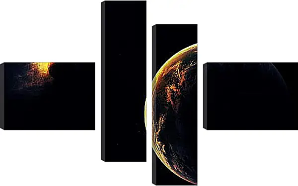 Модульная картина - Космос