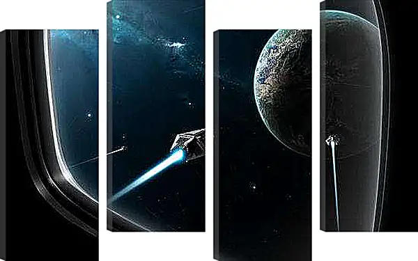 Модульная картина - Космос