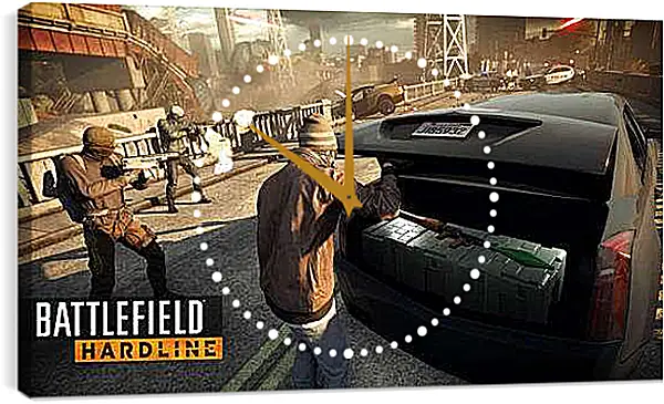Часы картина - Battlefield: Hardline