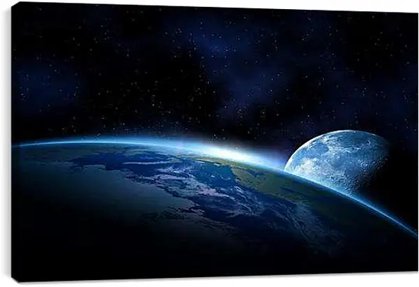 Постер на подрамнике - Космос