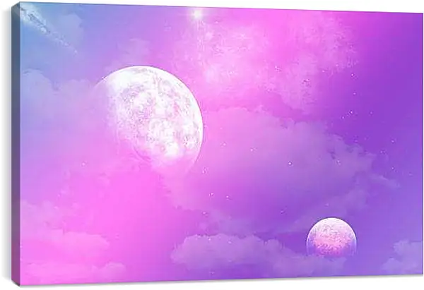 Постер на подрамнике - Космос