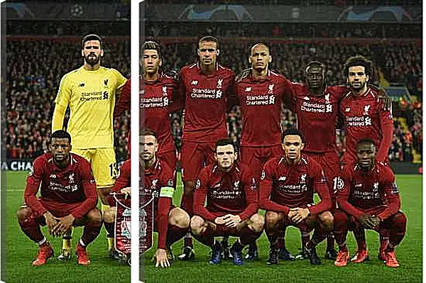 Модульная картина - Фото перед матчем ФК Ливерпуль. FC Liverpool