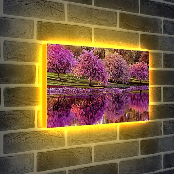 Лайтбокс световая панель - Весна