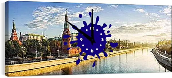 Часы картина - Вид на Кремль