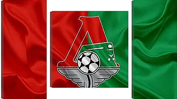 Модульная картина - Эмблема ФК Локомотив Москва