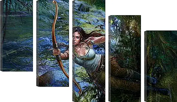 Модульная картина - Tomb Raider