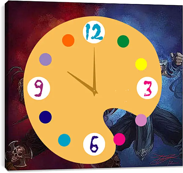 Часы картина - Mortal  Kombat