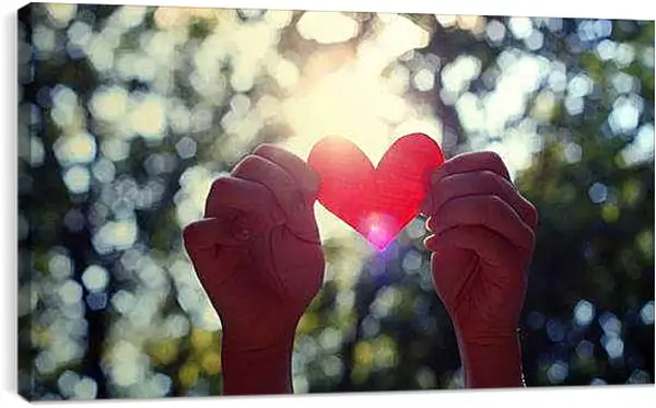 Постер на подрамнике - Любовь