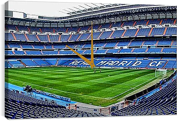 Часы картина - Стадион Сантьяго Бернабеу. Реал Мадрид