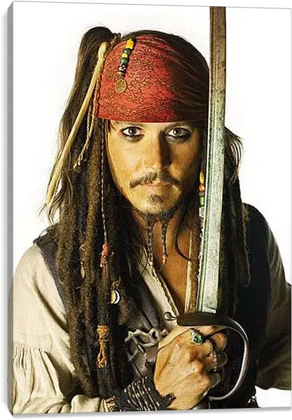Постер на подрамнике - Johnny Depp - Джонни Депп
